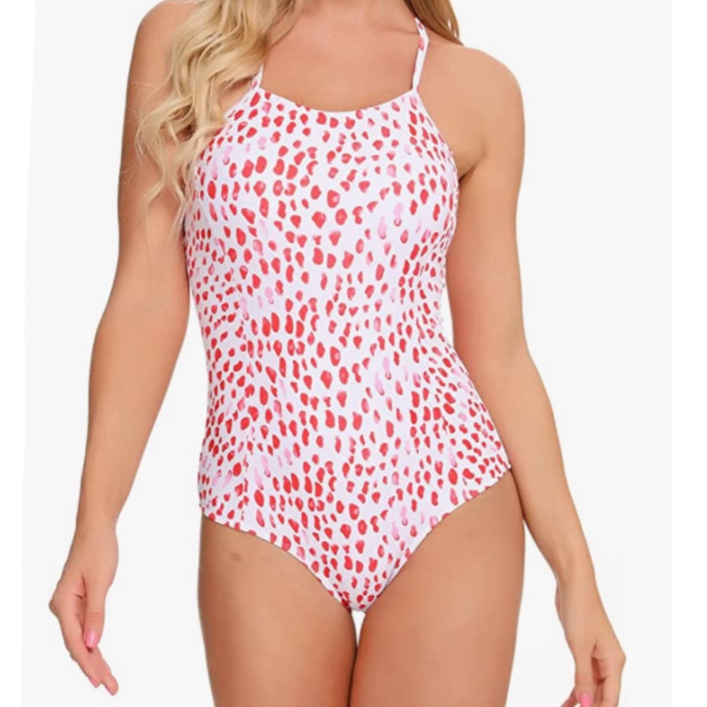 Finwanlo Crossover Back Padded Bathing Suit